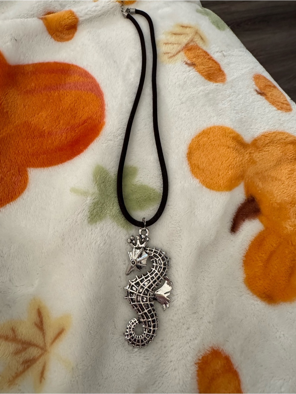 Silver Seahorse Pendant Necklace - Women's Jewelry